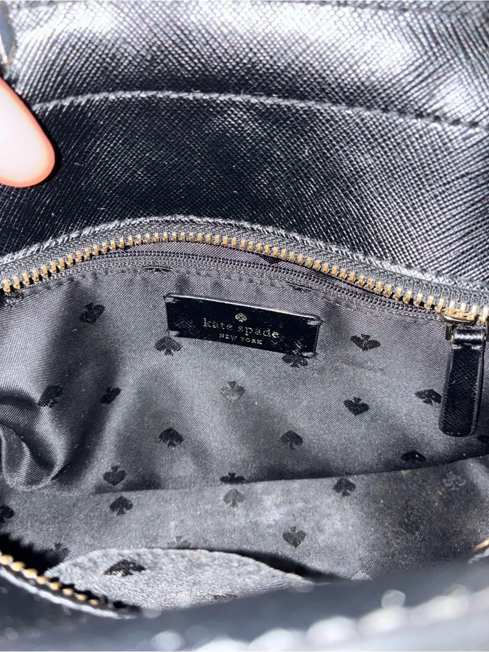 kate spade Staci Black Leather Structured Satchel - Picture 6 of 7